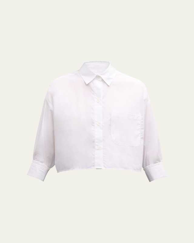 Soon To Be Ex Superfine Cotton Button-Front Shirt